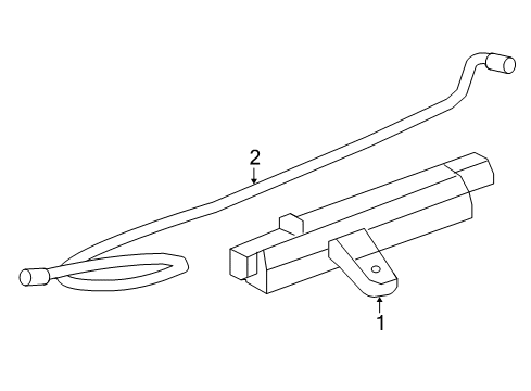 2010 Chevy Malibu High Mount Lamps Diagram 2 - Thumbnail