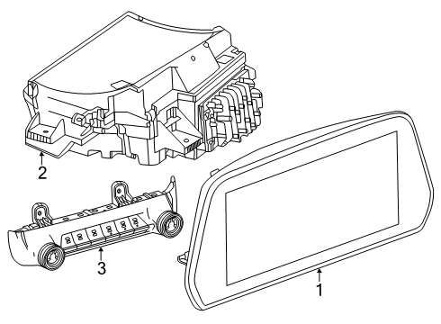 2025 Chevy Equinox EV Cluster, Instrument Panel Gage Diagram for 85096153