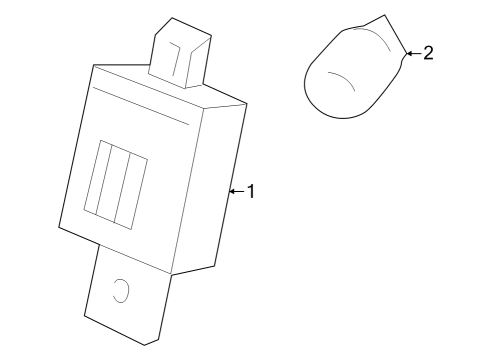 2024 Chevy Colorado License Lamps Diagram
