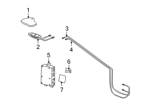2011 Cadillac STS Navigation System Diagram