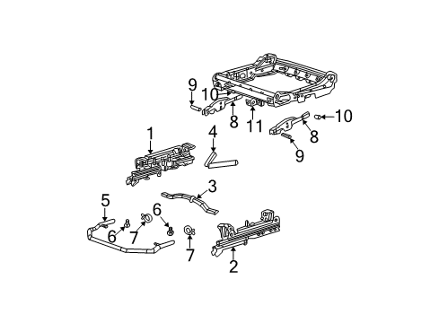 2004 Chevy Monte Carlo Tracks & Components Diagram 2 - Thumbnail