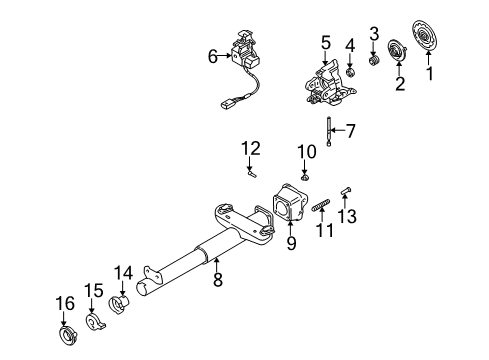 2003 Chevy Corvette Housing & Components Diagram 2 - Thumbnail