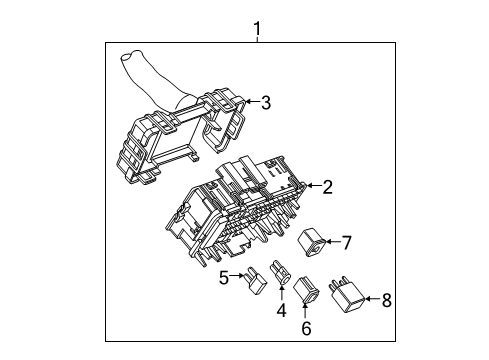 2020 Buick Regal Sportback Fuse & Relay Diagram 2 - Thumbnail
