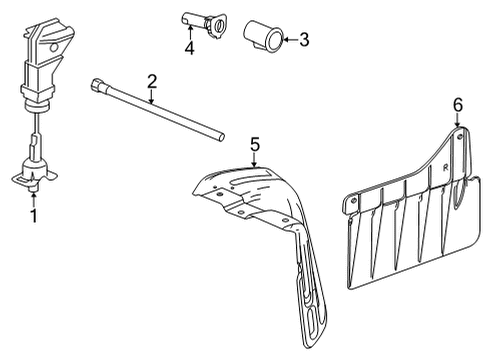 2024 Chevy Tahoe Spare Tire Carrier Diagram