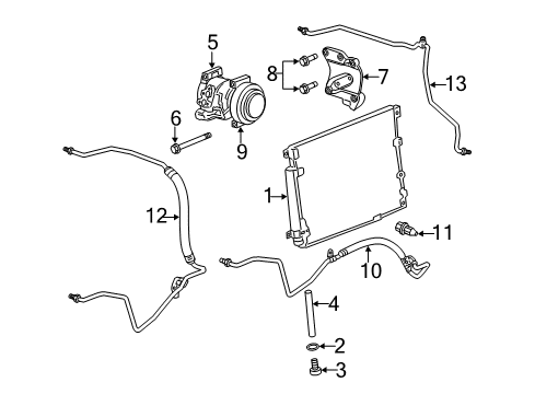2012 Cadillac CTS Air Conditioner Diagram 6 - Thumbnail