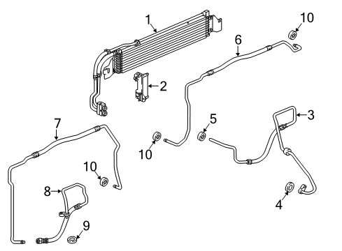 2016 Buick Cascada Oil Inlet Tube Diagram for 13394457