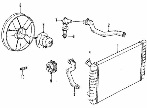 1996 Chevy Monte Carlo Cooling System Diagram