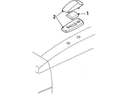 1990 Buick LeSabre Monitor Lamps Diagram