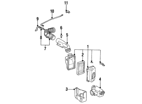 1994 Pontiac Firebird Filters Diagram 2 - Thumbnail