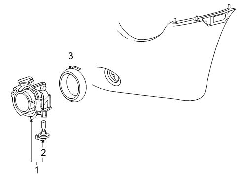 2003 Chevy SSR Fog Lamps Diagram