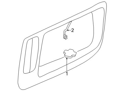 2002 GMC Savana 3500 License Lamps Diagram