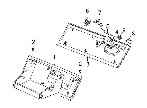 2002 Saturn Vue Striker Diagram for 15295943