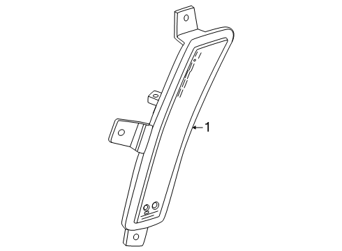 2025 GMC Yukon Side Marker Lamps Diagram