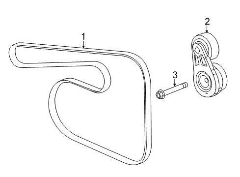 2022 Chevy Malibu Belts & Pulleys - Maintenance Diagram 2 - Thumbnail