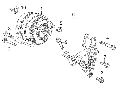 2004 Pontiac Aztek Alternator Diagram