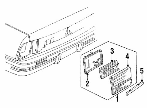 1990 Pontiac Sunbird Backup Lamps Diagram