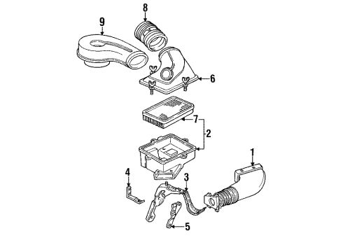 1993 Cadillac Eldorado Filters Diagram 2 - Thumbnail