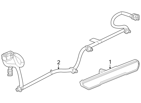 2025 GMC Sierra 3500 HD Harness, Front Diagram for 84367836