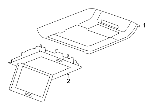 2009 Hummer H2 Entertainment System Components Diagram