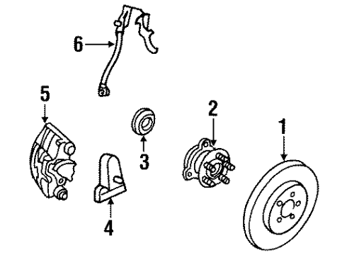 1993 Pontiac Grand Am Anti-Lock Brakes Diagram