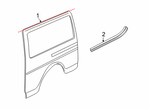 2002 GMC Savana 3500 Body Side Panel Diagram 2 - Thumbnail