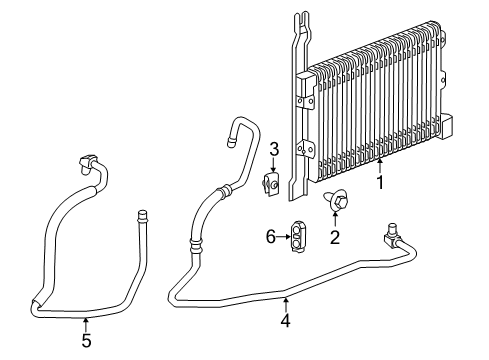 2013 Chevy Impala Cooler Bolt Diagram for 15960191