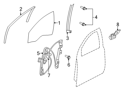 2012 Chevy Caprice Front Door Diagram