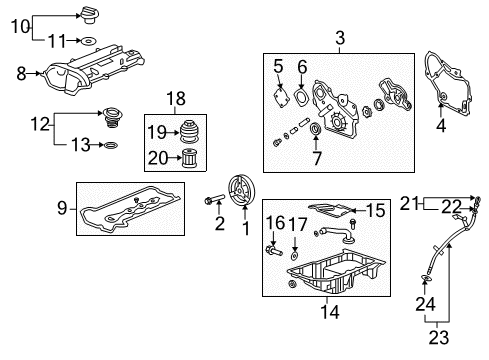 2015 Chevy Captiva Sport Engine Parts Diagram