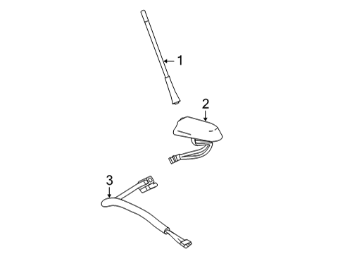 2025 Chevy Trailblazer Antenna & Radio Diagram
