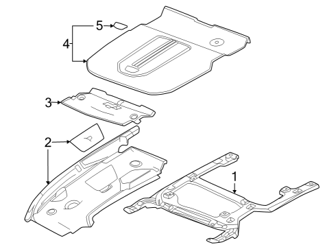 2024 Cadillac LYRIQ Emblem Diagram for 85117650