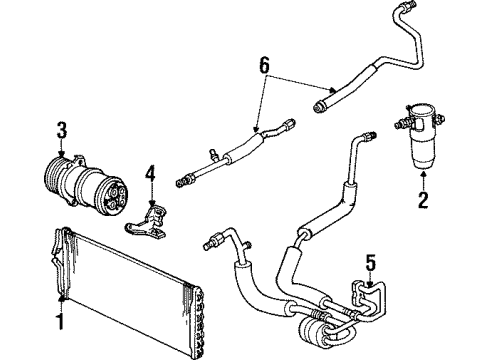 1987 Pontiac Bonneville Condenser Diagram for 3094989