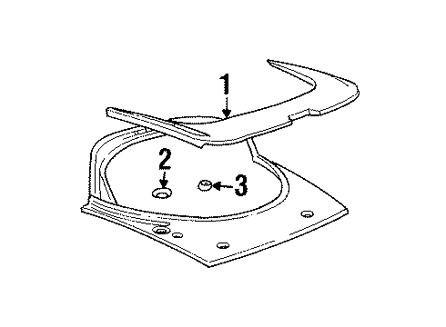 2000 Pontiac Firebird Rear Spoiler Diagram
