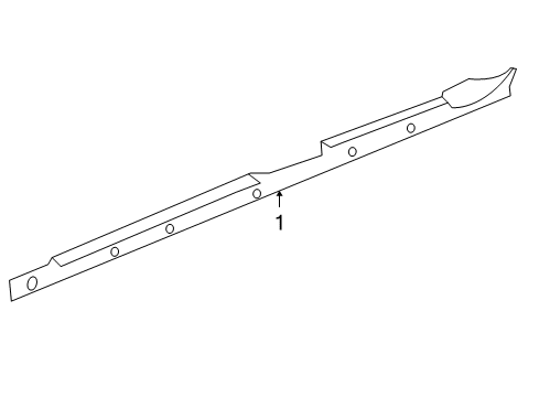 2006 Chevy Suburban 2500 Exterior Trim - Pillars Diagram