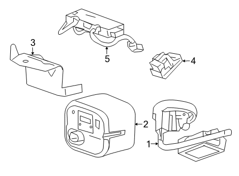 2013 Cadillac SRX Alarm System Diagram