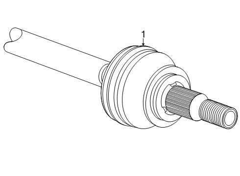 2024 Chevy Blazer EV Rear Axle Diagram