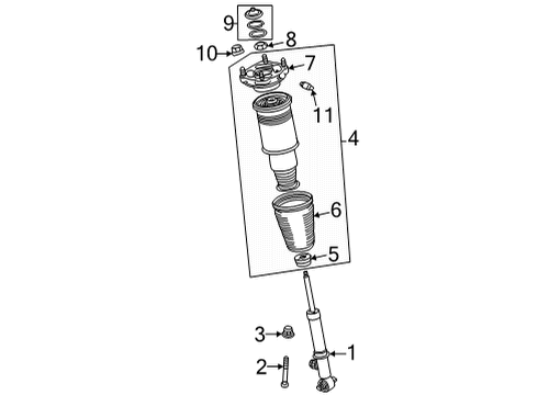 2024 GMC Hummer EV SUV Shocks & Components Diagram