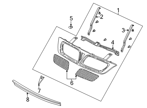 1997 Pontiac Trans Sport Lower Seal Diagram for 10295624