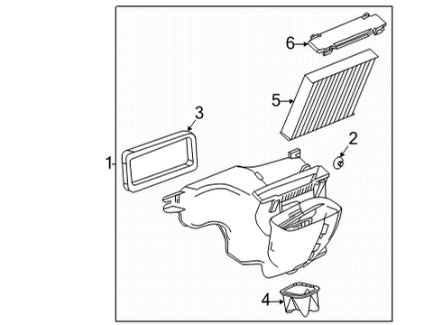 2025 Chevy Corvette Air Inlet - A/C Diagram 2 - Thumbnail