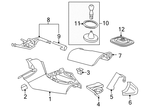 2007 Pontiac Solstice Console Diagram
