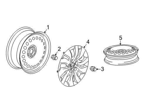 2018 Chevy Malibu Wheels Diagram 2 - Thumbnail