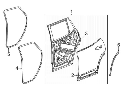 2025 GMC Terrain Door & Components Diagram 2 - Thumbnail