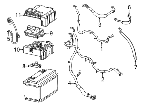 2021 GMC Yukon Control Module Diagram for 84665243