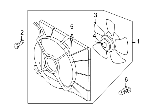 2009 Pontiac G3 Cooling Fan Diagram