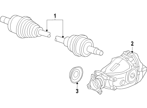 1987 Chevy Monte Carlo Glass & Hardware - Quarter Panel Diagram