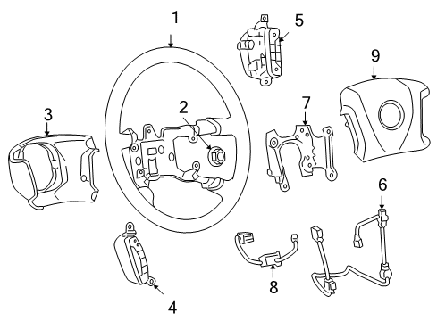 2007 Chevy Impala Harness Diagram for 15820099