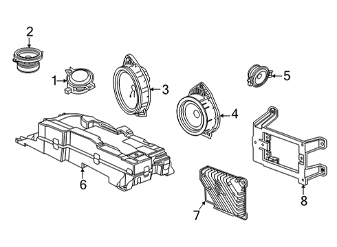 2024 Chevy Suburban Sound System Diagram