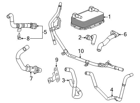 2025 Chevy Corvette Trans Oil Cooler Diagram 4 - Thumbnail