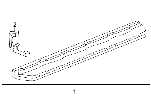 2006 Chevy Avalanche 2500 Exterior Trim - Pillars Diagram 2 - Thumbnail