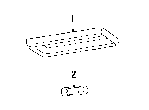 1991 Chevy C1500 Interior Trim - Cab Diagram 2 - Thumbnail