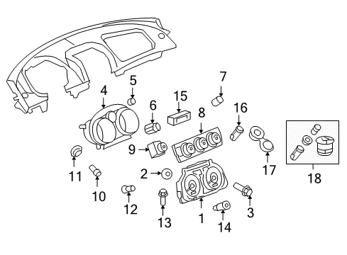 2009 Saturn Sky Lock Switch, Rear Diagram for 25762050